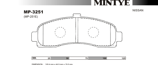 MINGTAI MP3251 ΔΙΣΚΟΦΡΕΝΑ  MICRA K11 KYPRIAKO
