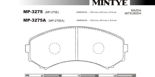 MINGTAI MP3275A ΔΙΣΚΟΦΡΕΝA  E2500   2002on