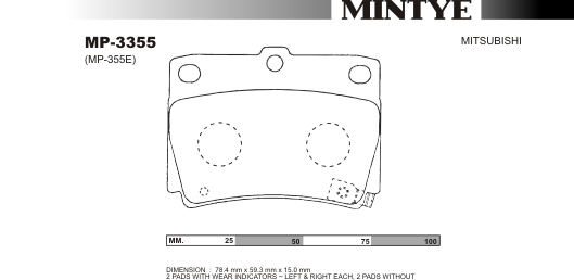 MINGTAI MP3355 ΔΙΣΚΟΦΡΕΝΑ MITCH.CHALLENGER K94WG,