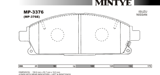 MINGTAI MP3376 ΔΙΣΚΟΦΡΕΝΑ