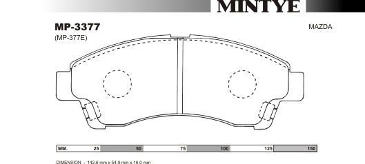 MINGTAI MP3377 ΔΙΣΚΟΦΡΕΝΑ   MAZDA B2500