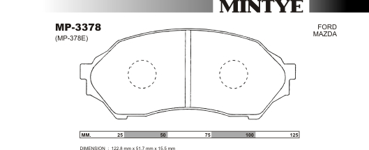MINGTAI MP3378 ΔΙΣΚΟΦΡΕΝΑ  BH,GF, BJ