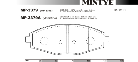 MINGTAI MP3379 ΔΙΣΚΟΦΡΕΝΑ     MATIZ
