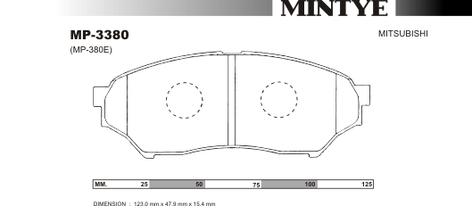 MINGTAI MP3380 ΔΙΣΚΟΦΡΕΝΑ  MINI PAJERO