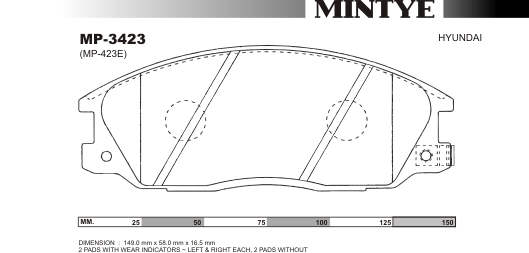 MINGTAI MP3423 ΔΙΣΚΟΦΡΕΝΑ   SANTA FE