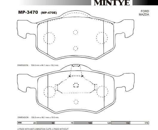 MINGTAI MP3470 ΔΙΣΚΟΦΡΕΝΑ   MAZDA