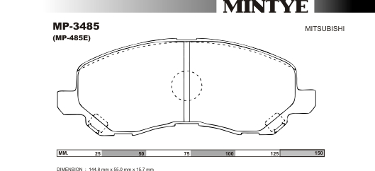 MINGTAI MP3485 ΔΙΣΚΟΦΡΕΝΑ  2000  CU2W   2001on