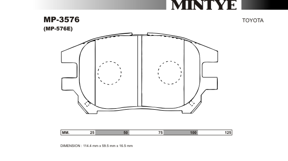 MINGTAI MP3576 ΔΙΣΚΟΦΡΕΝΑ  HARRIER  ASCU30