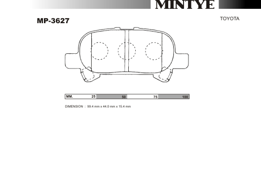MINGTAI MP3627 ΔΙΣΚΟΦΡΕΝΑ  AVALON,PRONARD 3000CC MCX20