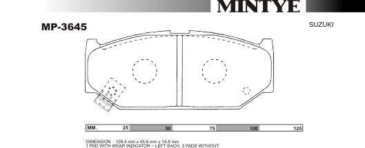 MINGTAI MP3645 ΔΙΣΚΟΦΡΕΝΑ  SWIFT SZ11S **SC21S