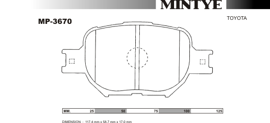 MINGTAI MP3670 ΔΙΣΚΟΦΡΕΝΑ    CELICA  F